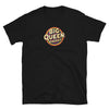 Black t-shirt featuring 'BIG QUEEN ENERGY' graphic, perfect gay pride apparel.