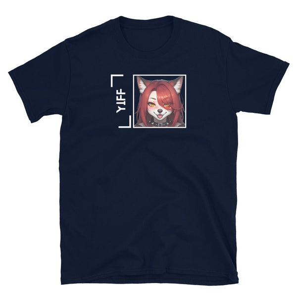 YIFF Furry Fandom - Furries Art Unisex T-Shirt featuring a character design.